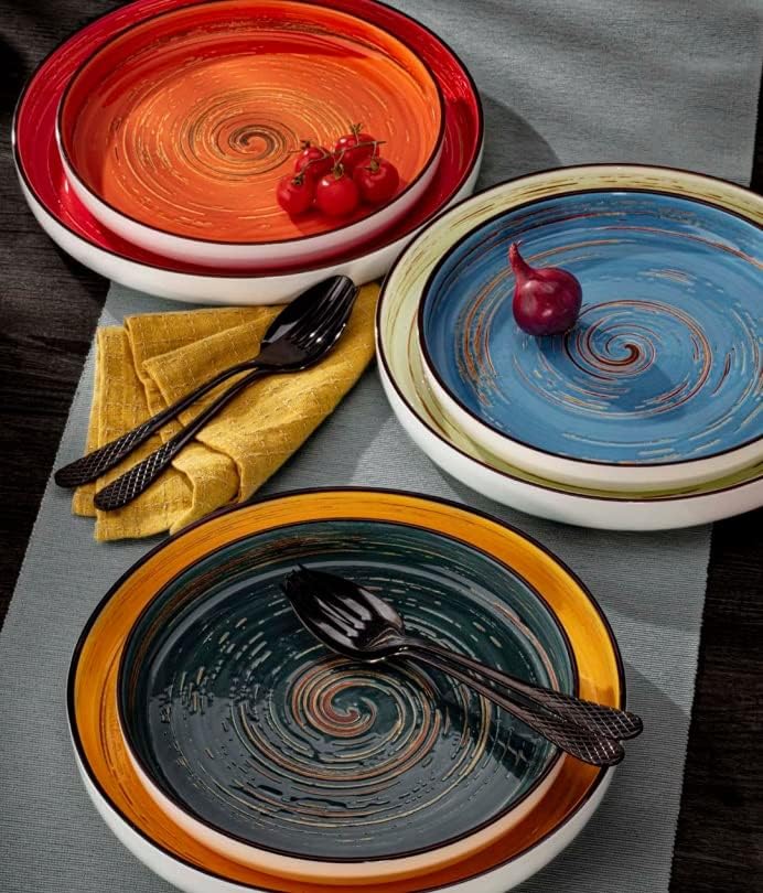 Wilmax ColorBoom Porzellan Teller-Set 2-teilig, rund, 23 cm WL-669219/A2