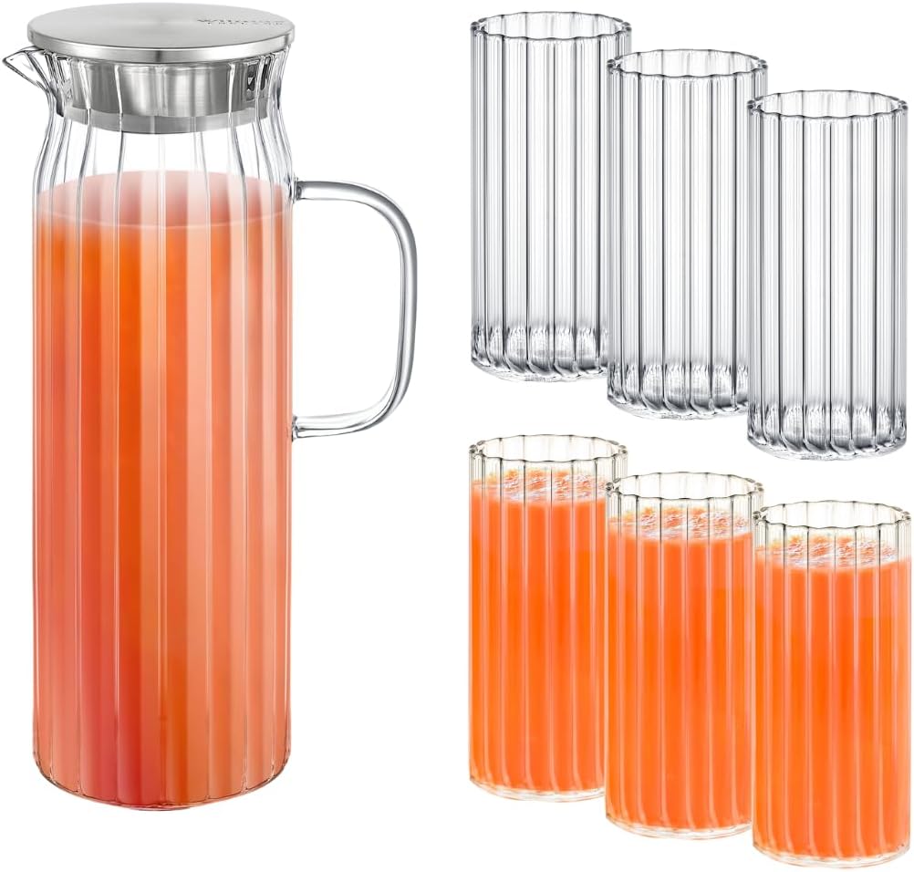 Wilmax Karaf & 6 Glazen Set (WL-888220/A-888625/A6)