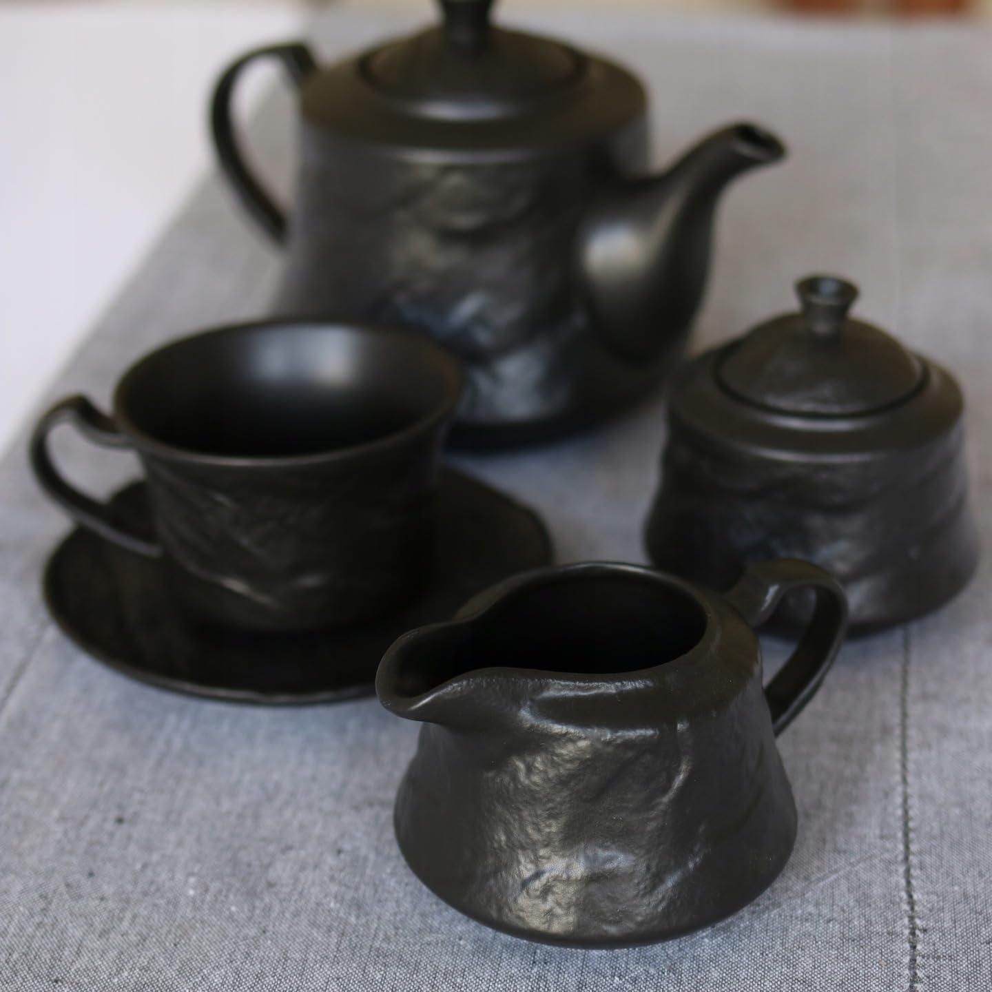 Sahnekännchen Porzellan Schwarz 260 ml – WL-661161/A