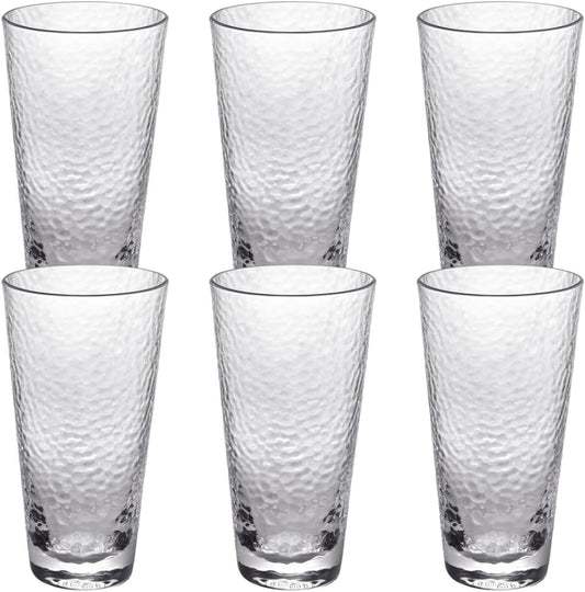Wilmax Hammered Glass 450 ml Set of 6 WL-888630/A6