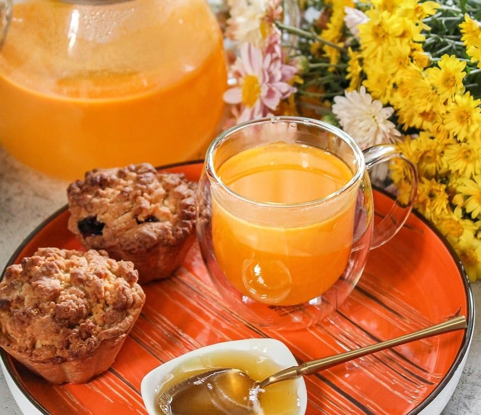 Wilmax Double Wall Mug 6er Set 500 ml hitzebeständiges Glas WL‑888749/A6