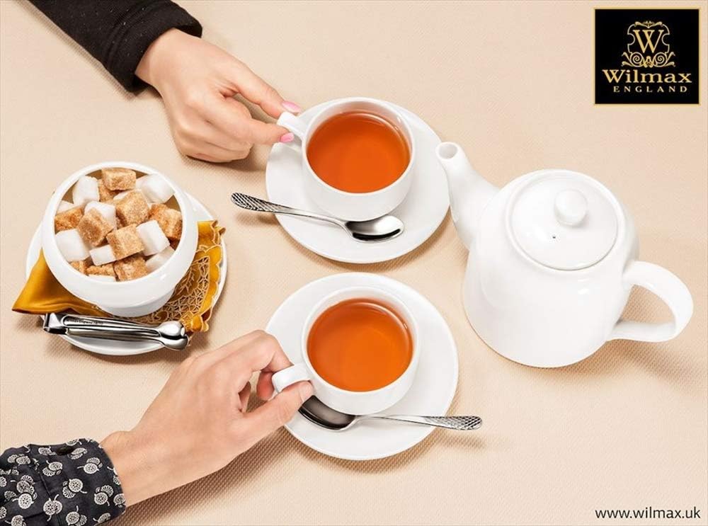 Wilmax Kaffeelöffel 11.5 cm aus Edelstahl, 6er Set – WL-999204/6A