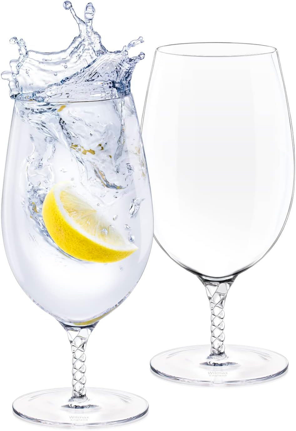 Wilmax Bierglas 420 ml Kristalglas Transparant 2-delige set