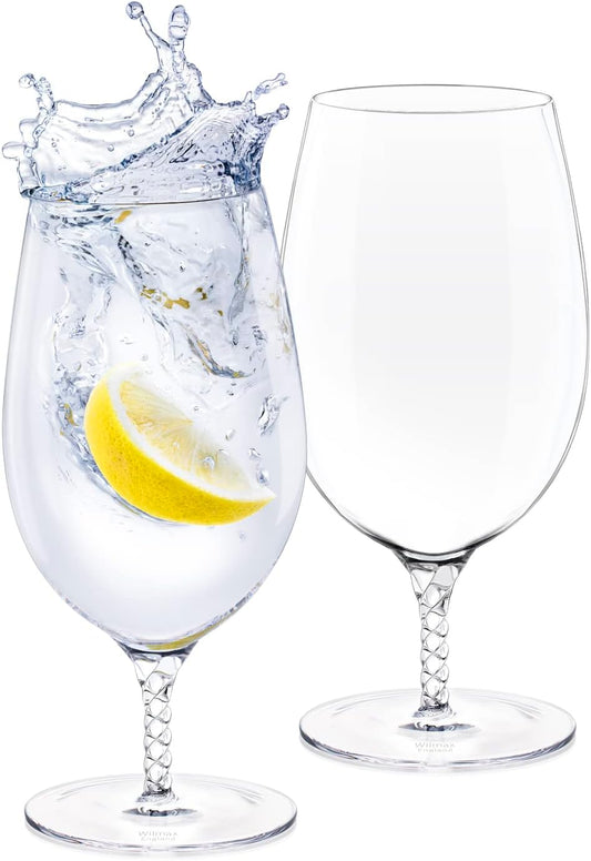 Wilmax Bierglas 420 ml Kristalglas Transparant 2-delige set