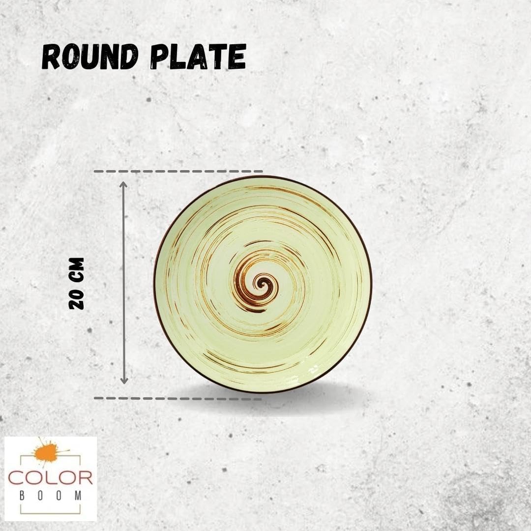 Wilmax Teller, 20 cm, Pistaziengrün, Porzellan, WL-669112/A