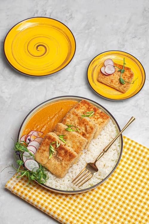 Wilmax Porzellanteller Rund Gelb 20,5 cm WL-669412/A