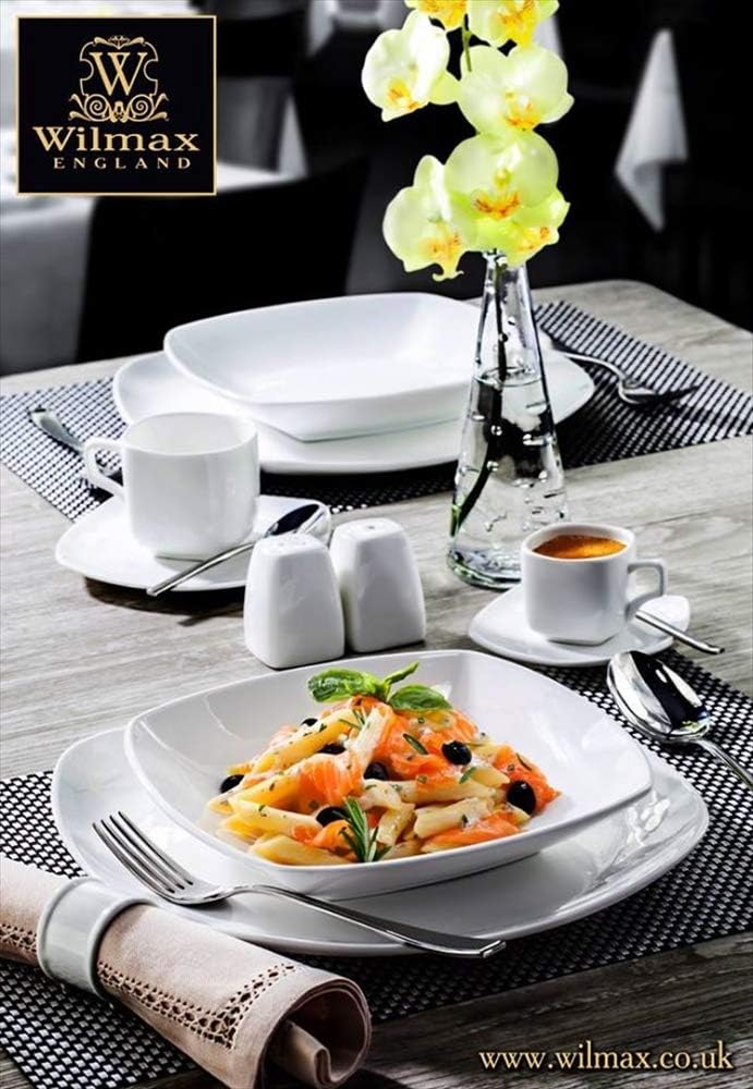 Wilmax England Dinerbord 27x27 Porselein, Wit WL-991221/A