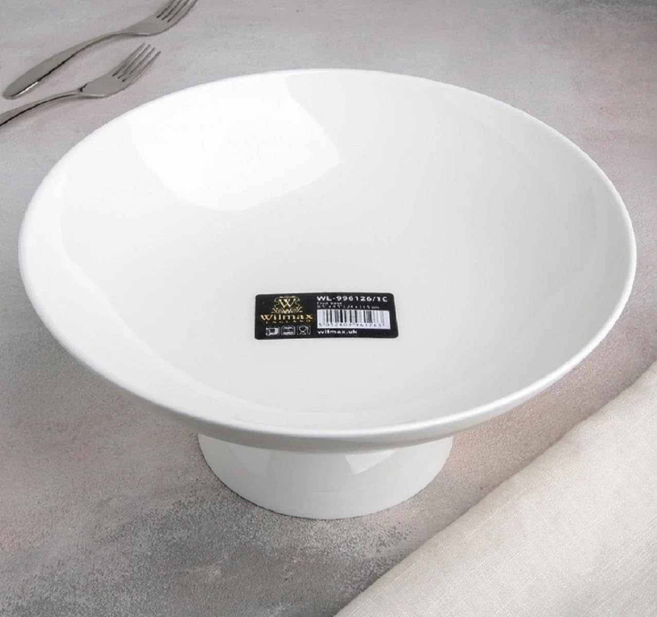 Wilmax Fruitschaal 24x11.5cm Porselein Wit WL-996126/1C