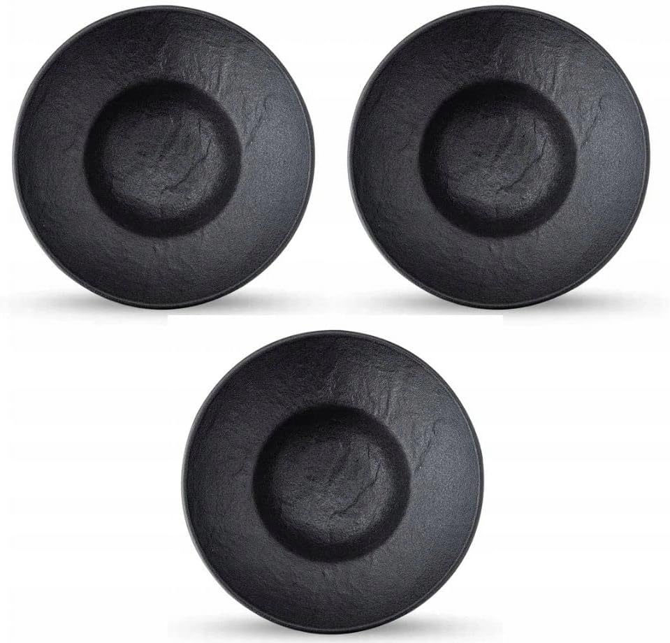 Wilmax Tiefer Teller 20 cm 800 ml Porzellan (3er Set) WL-661112/A3