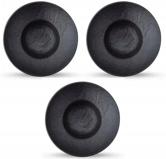 Wilmax Tiefer Teller 20 cm 800 ml Porzellan (3er Set) WL-661112/A3