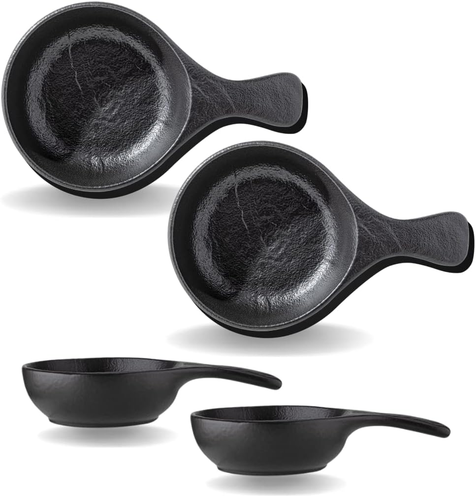 Wilmax Bakvorm Zwart Set van 2 24x15cm 500ml Handvat