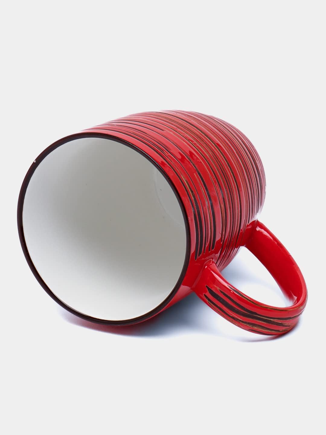 Wilmax England Beker 460 ml Rood Porselein 6-delige set
