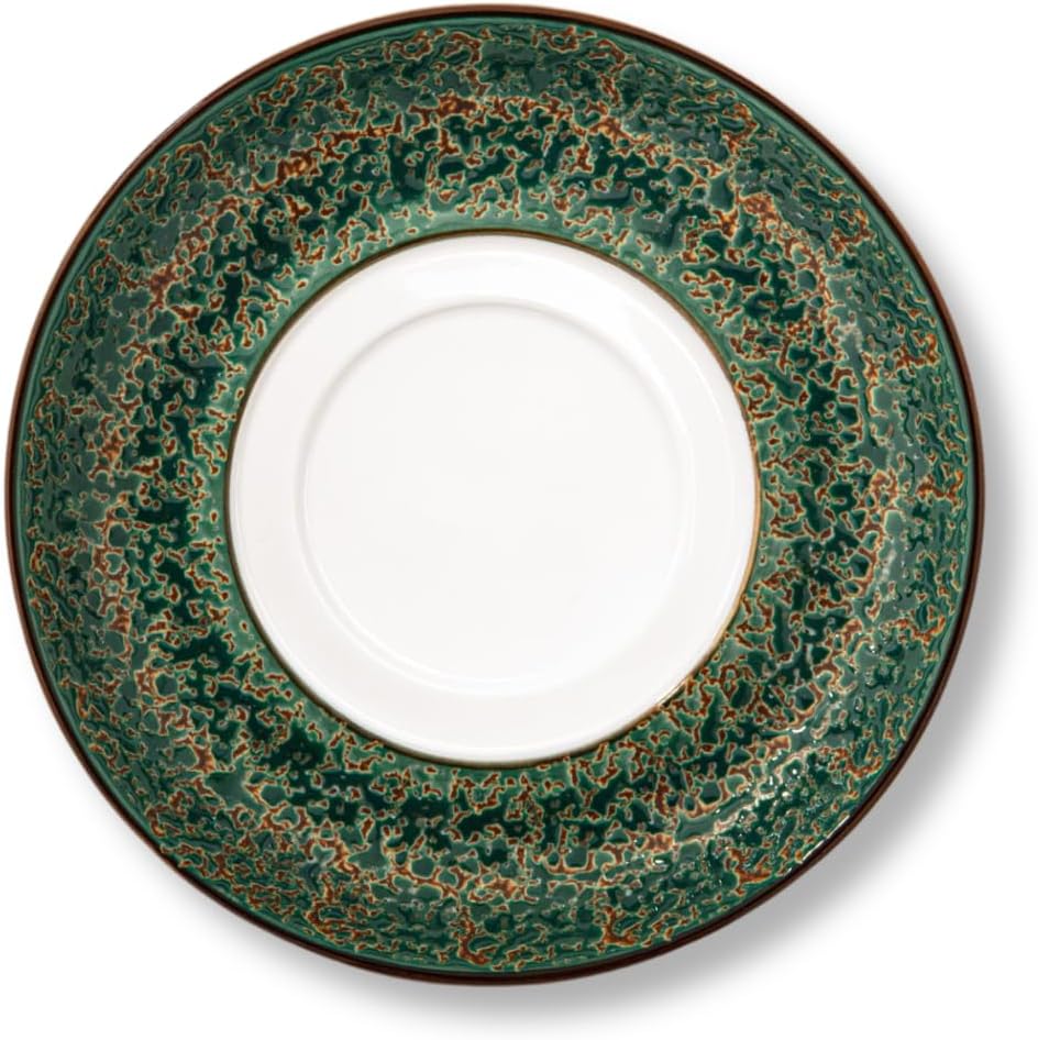 Wilmax Bord 16 cm Groen Porselein