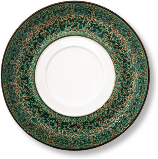 Wilmax Bord 16 cm Groen Porselein