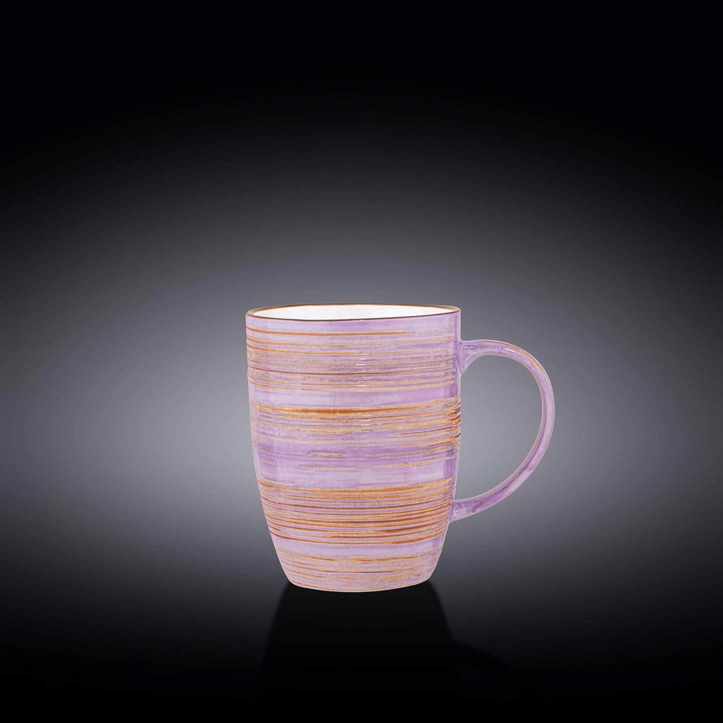 Wilmax Spiral Tassen Set 6-teilig 460 ml Lavendel WL-669737/A6