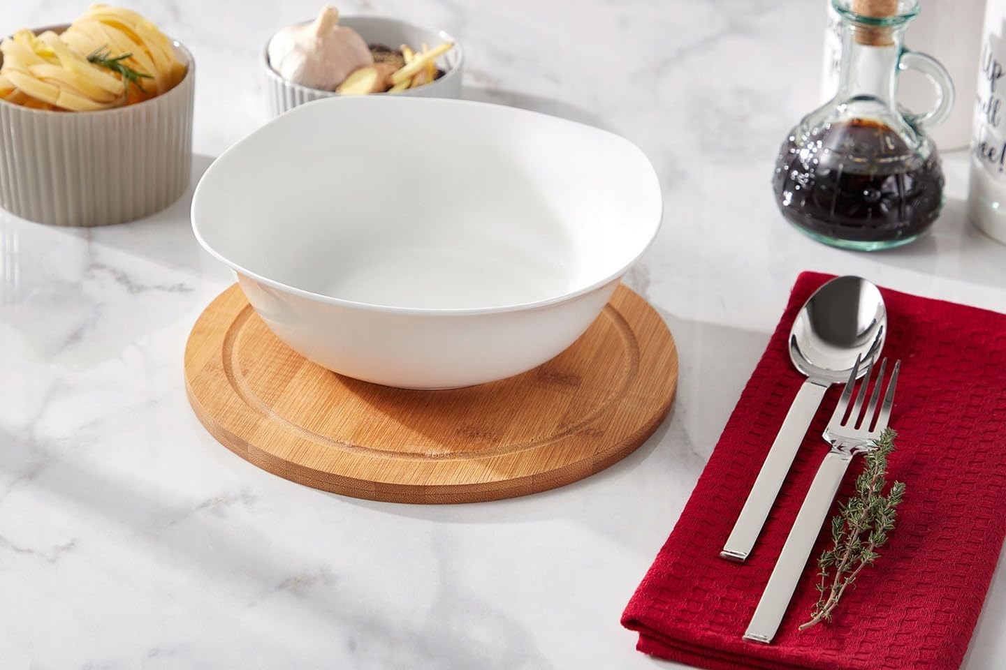 Wilmax Porzellan-Schale 345 ml, Ø 14.5 cm, 4er Set, Weiß WL-992000/A4