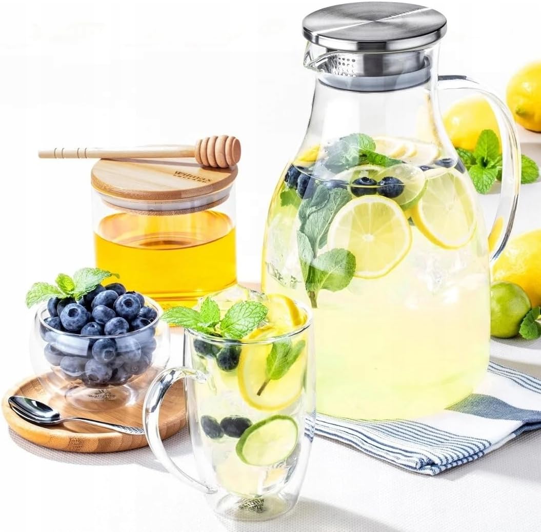 Wilmax Getränkegläser & 1 Karaffe-Set, 6, WL-888211/A-888630/A6