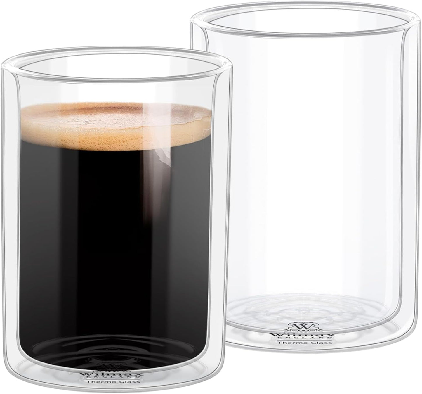 Wilmax Double-Walled Thermal Glass 400 ml Transparent