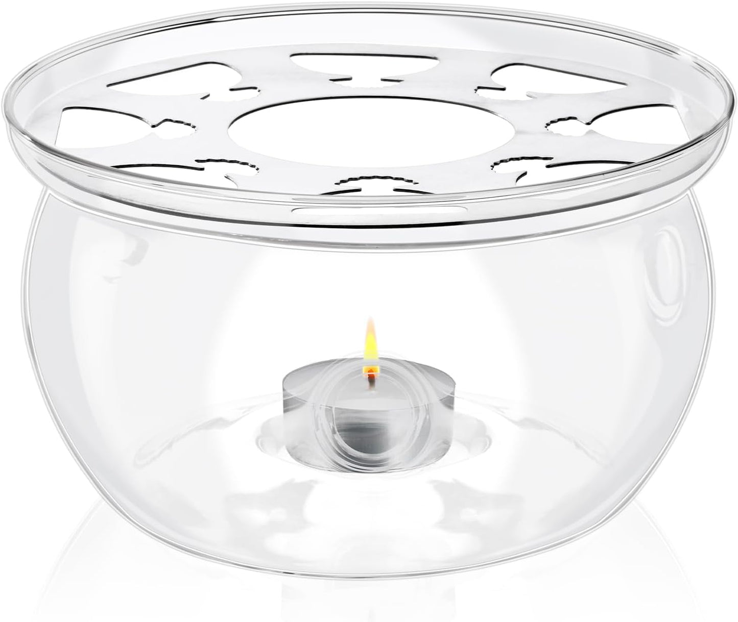 Wilmax Glas Theepot Warmer Transparant WL-888903/A