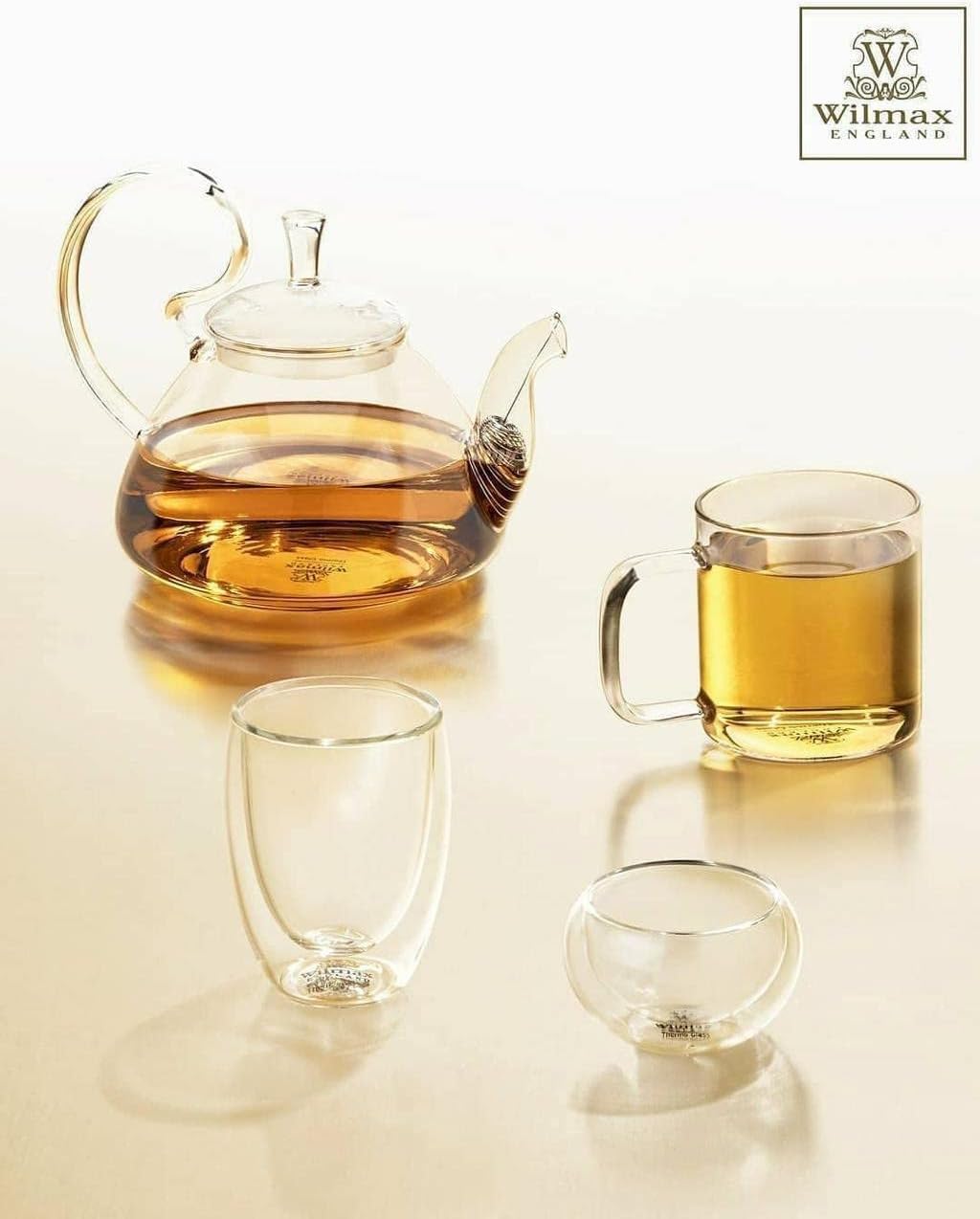 Wilmax Glass Mug 160 ml Borosilicate Glass Set of 6