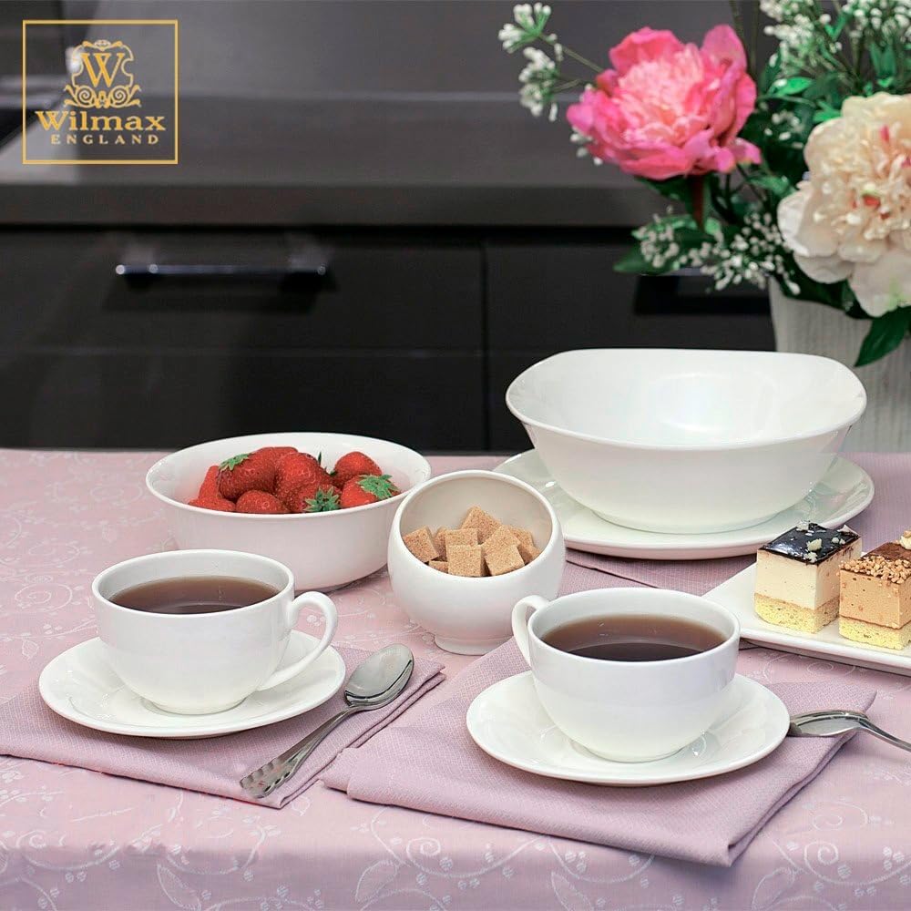 Wilmax Porzellan-Schale 345 ml, Ø 14.5 cm, 6er Set, Weiß WL-992000/A6