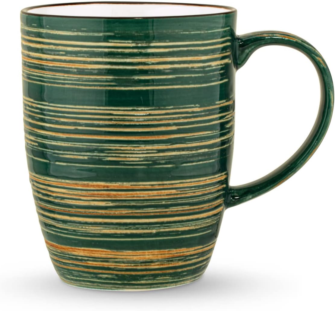 Wilmax Spiral Tassen 6er Set aus Porzellan 460 ml – WL-669137-237-537/A2