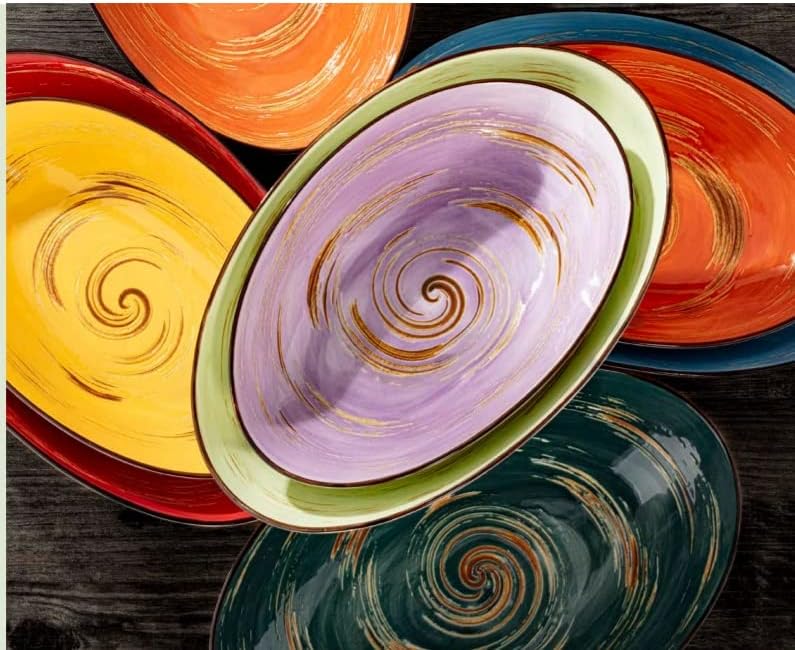 Wilmax Oval Bowl 30 x 19.5 x 7 cm, blau, Spiral Collection WL-669641/A