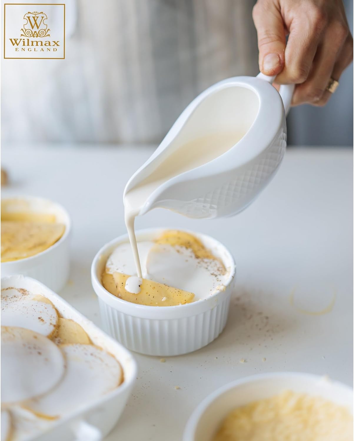 Wilmax Sauce Bowl 230 ml White Porcelain WL-880123/A