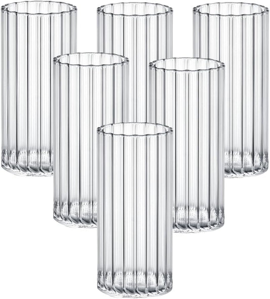Wilmax Ribbed Glass 300 ml 6-piece Set WL-888625/A6