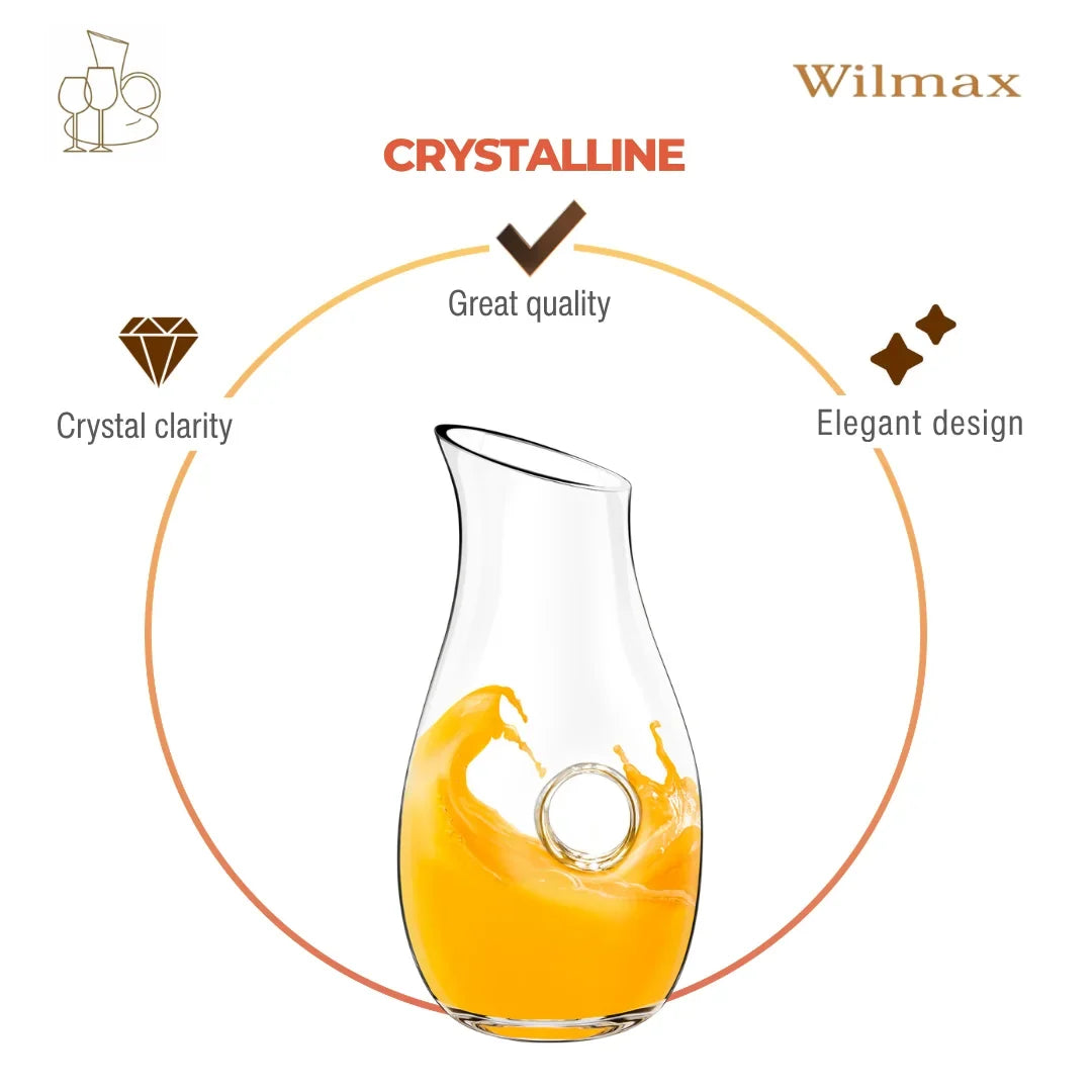 Wilmax England Karaf 750 ml Kristalglas Transparant