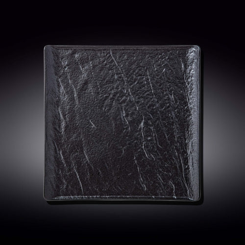 Wilmax Square Dish SlateStone Black 27x27 cm Set of 2