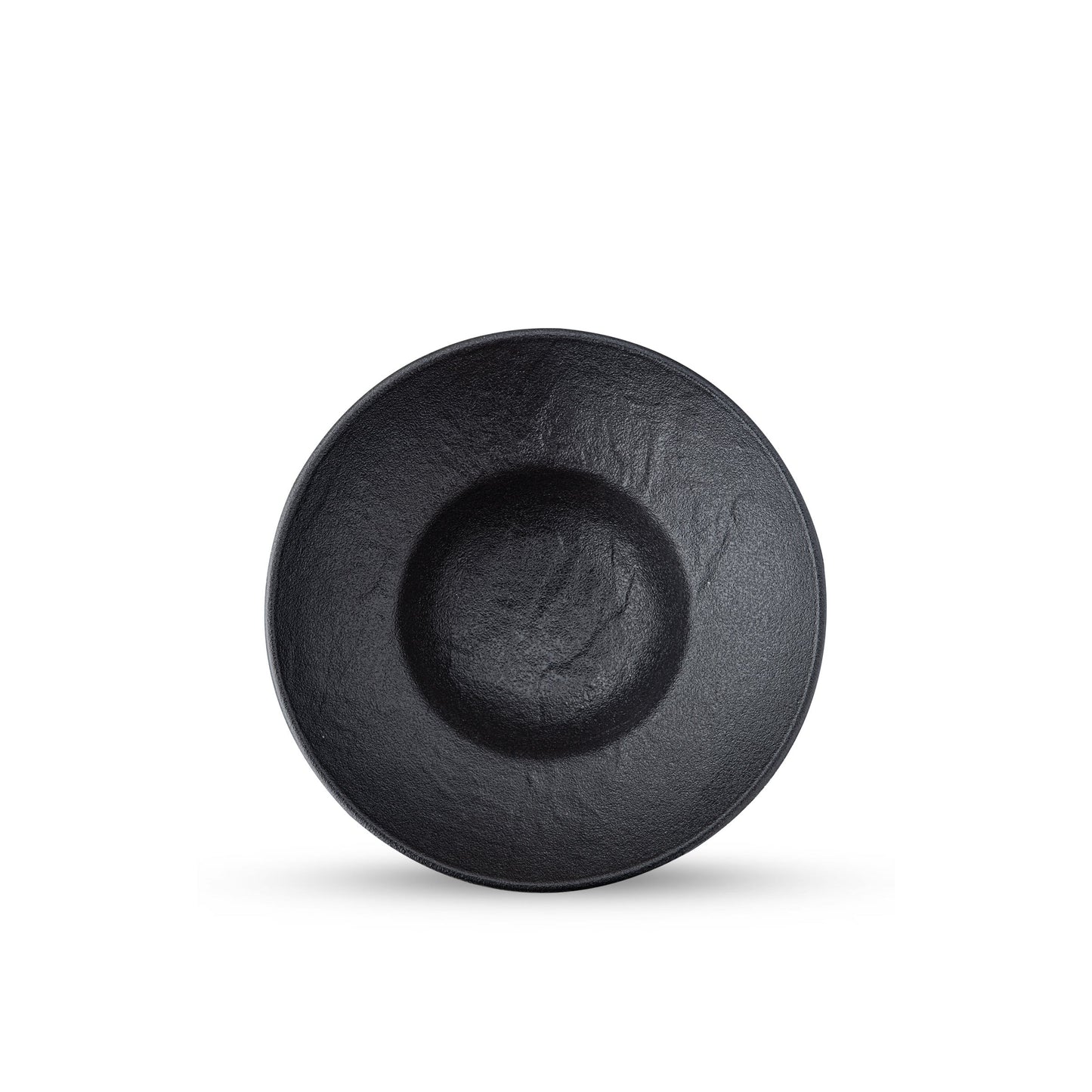 Wilmax Tiefer Porzellanteller Schwarz, 20 cm, 800 ml – WL-661112/A