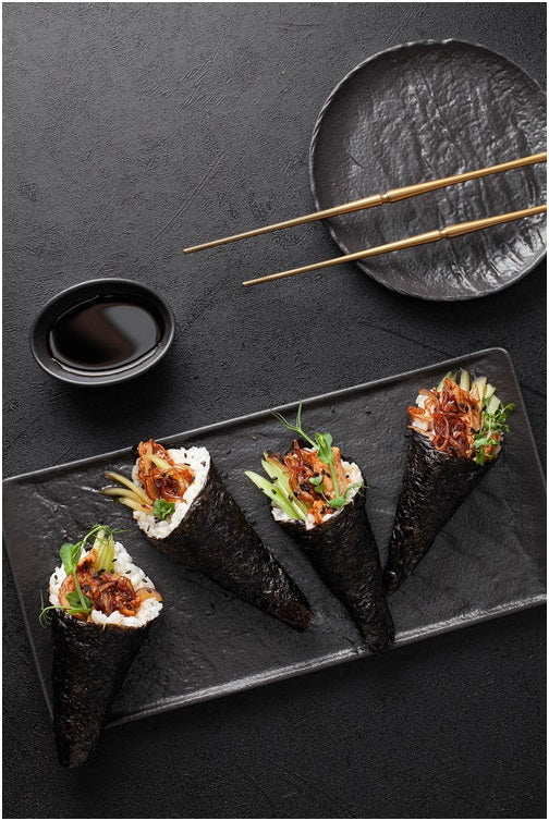 Wilmax Ovaler Teller 8 x 6 x 3 cm Schwarz WL-661117/A