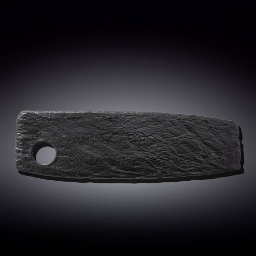 Wilmax - Servierplatte Schwarz - 42 x 13 cm - Kratzfest - WL-661133/A