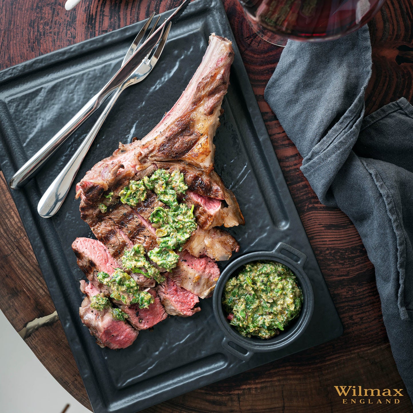 Wilmax Steakmesser  Edelstahl 23,5 cm WL-999215/1B