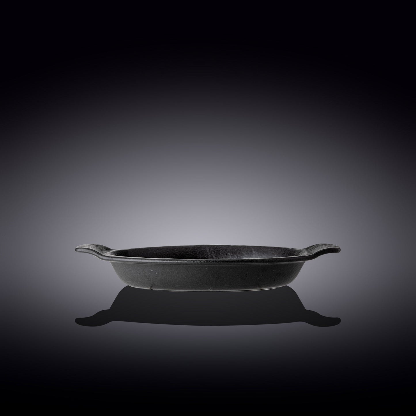 Wilmax Rundes Backgeschirr Porzellan 800 ml Schwarz WL-661143/A