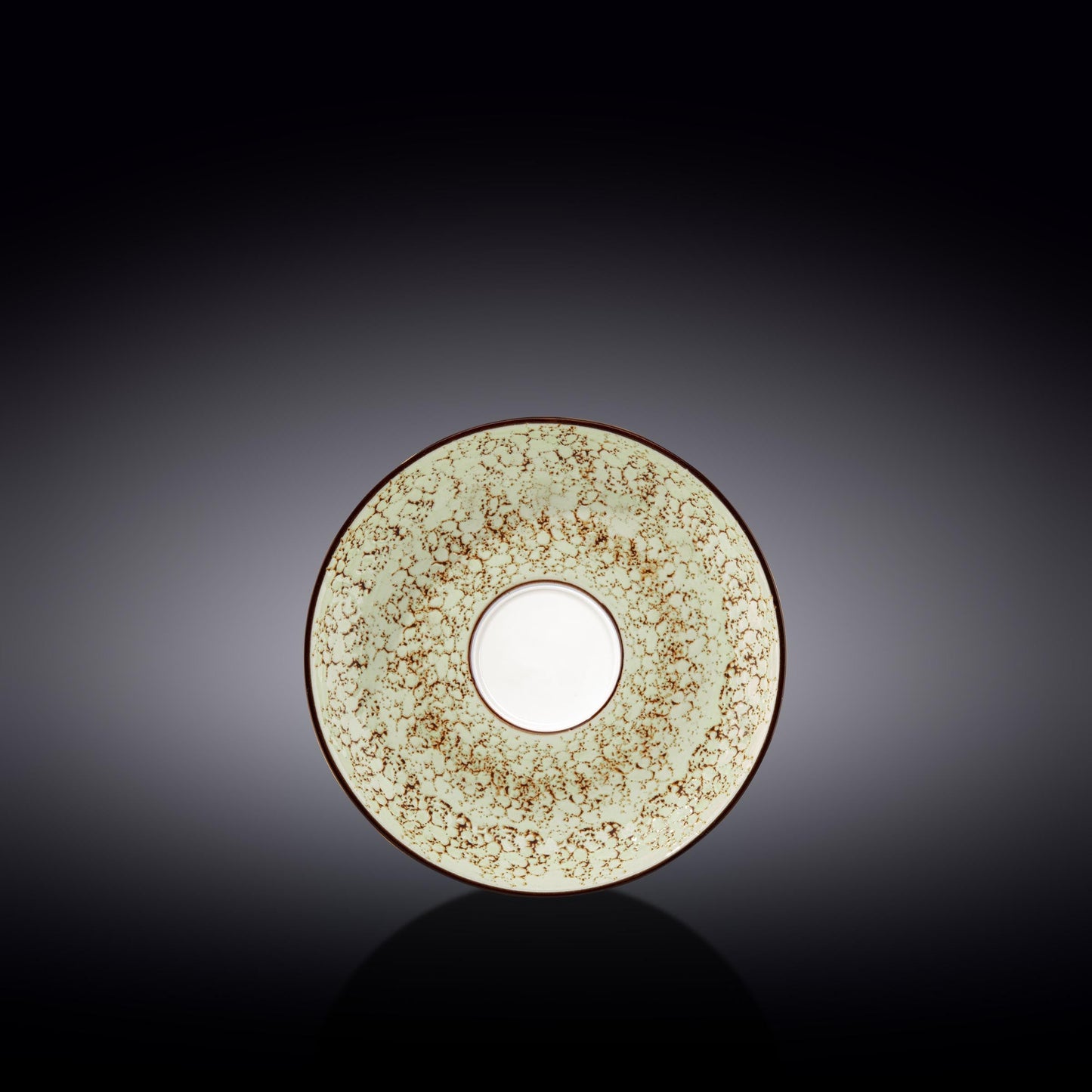 Wilmax Porzellan Untertasse, 15 cm, Splash Pistachio Kollektion, WL-667136/B