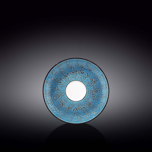 Wilmax Splash Untertasse, 15 cm Durchmesser, blau – WL-667636/B