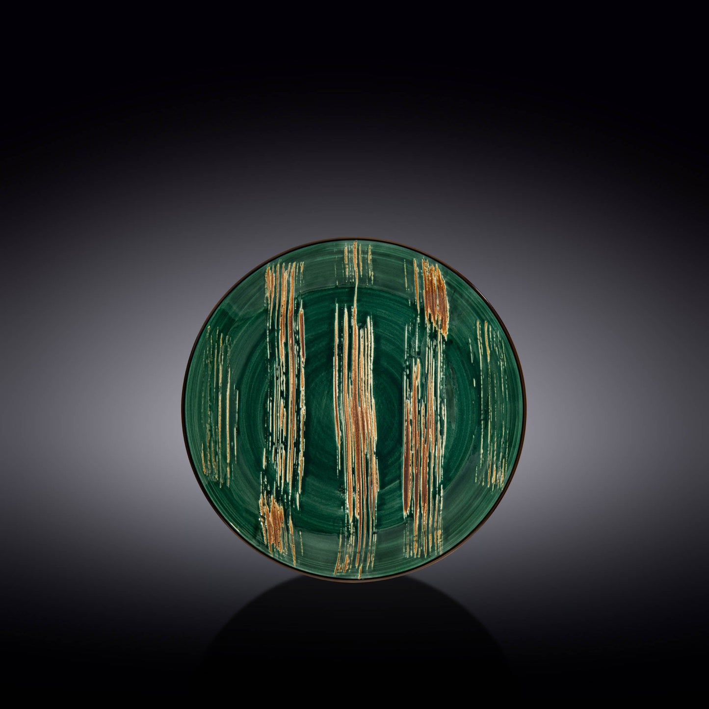 Wilmax Teller, 18 cm, Grün, Porzellan, WL-668511/A