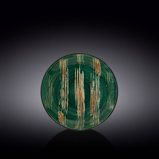 Wilmax Teller, 18 cm, Grün, Porzellan, WL-668511/A