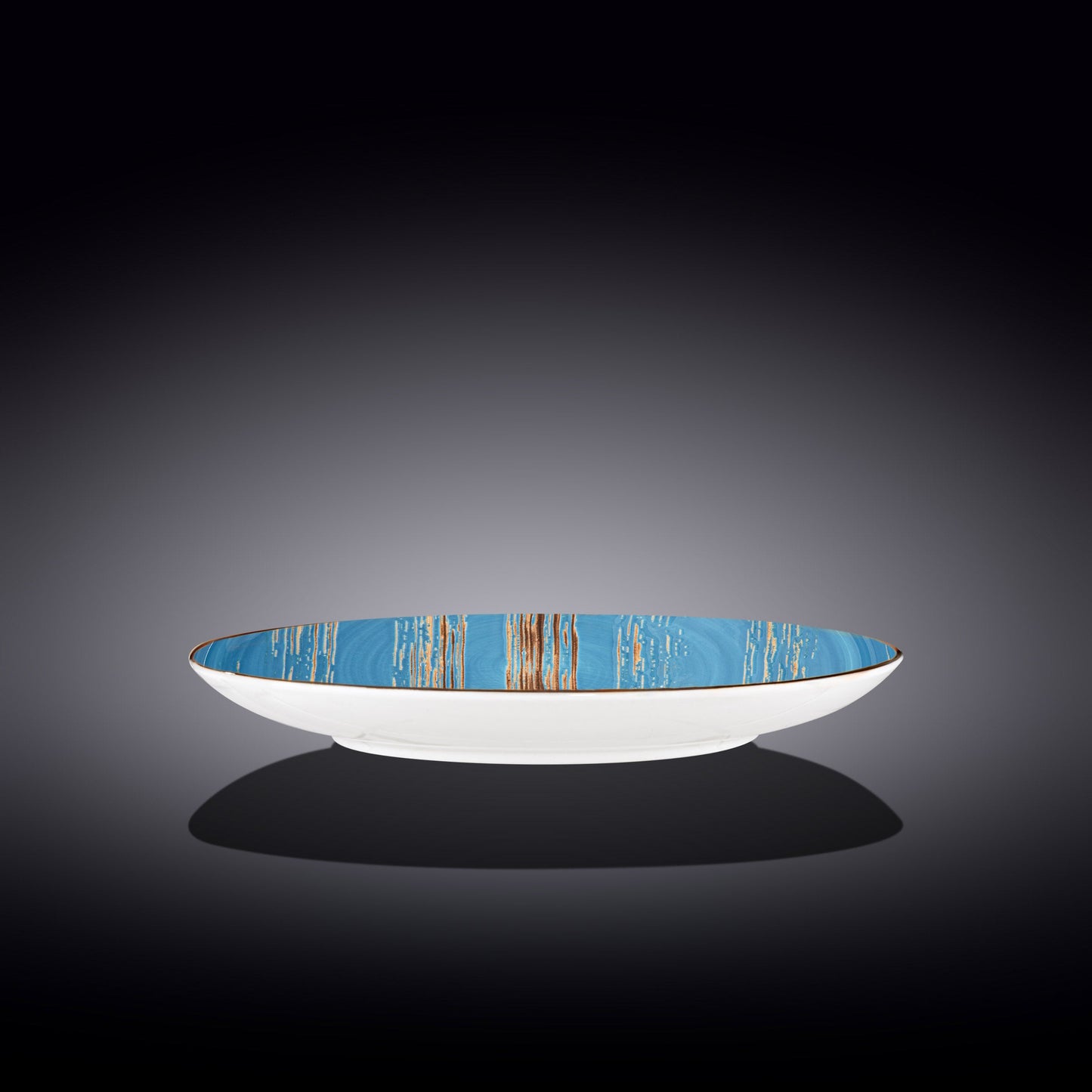 Wilmax Porzellanteller Rund Blau 28 cm Durchmesser WL-668616/A