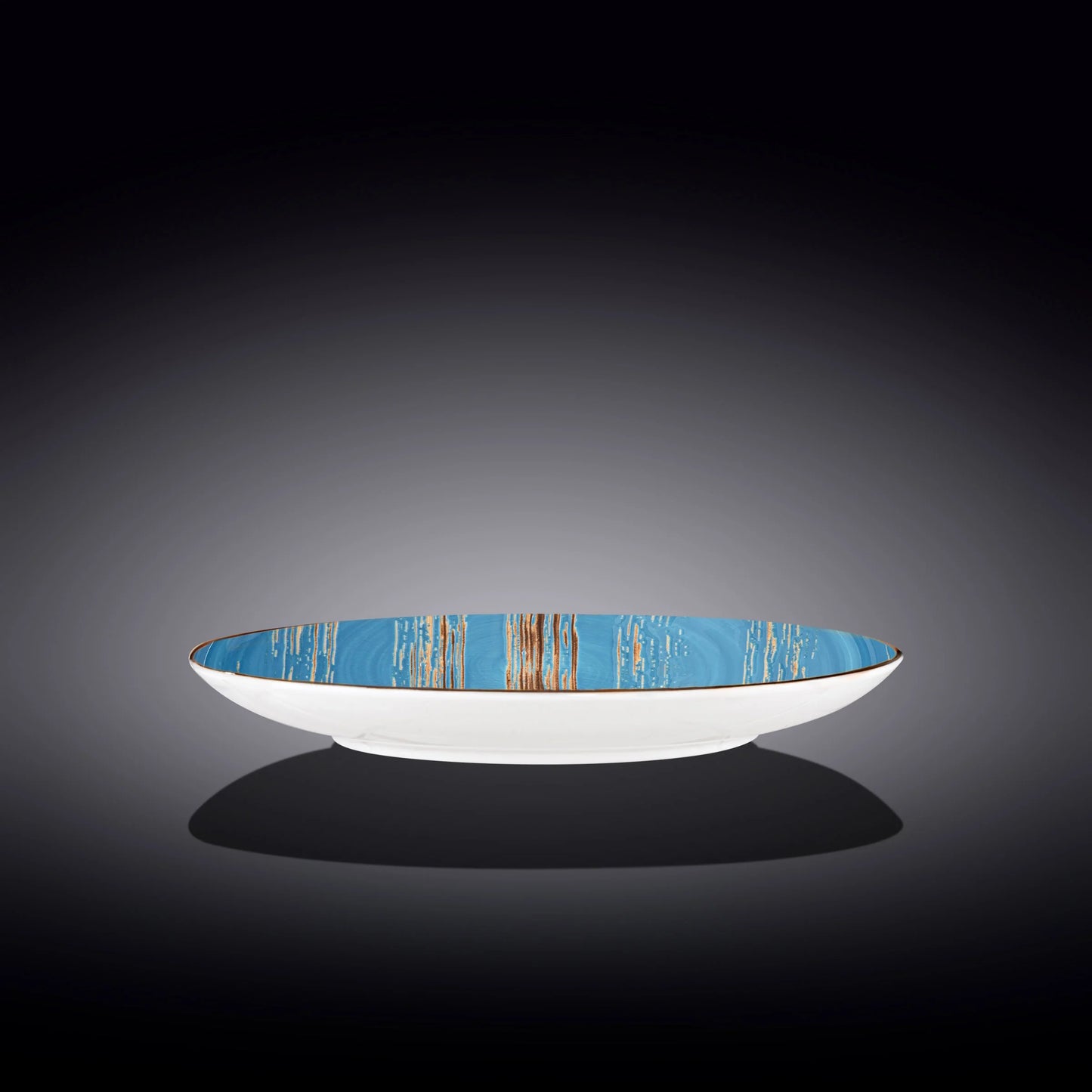 Wilmax Porzellanteller Rund Blau 28 cm Durchmesser WL-668616/A