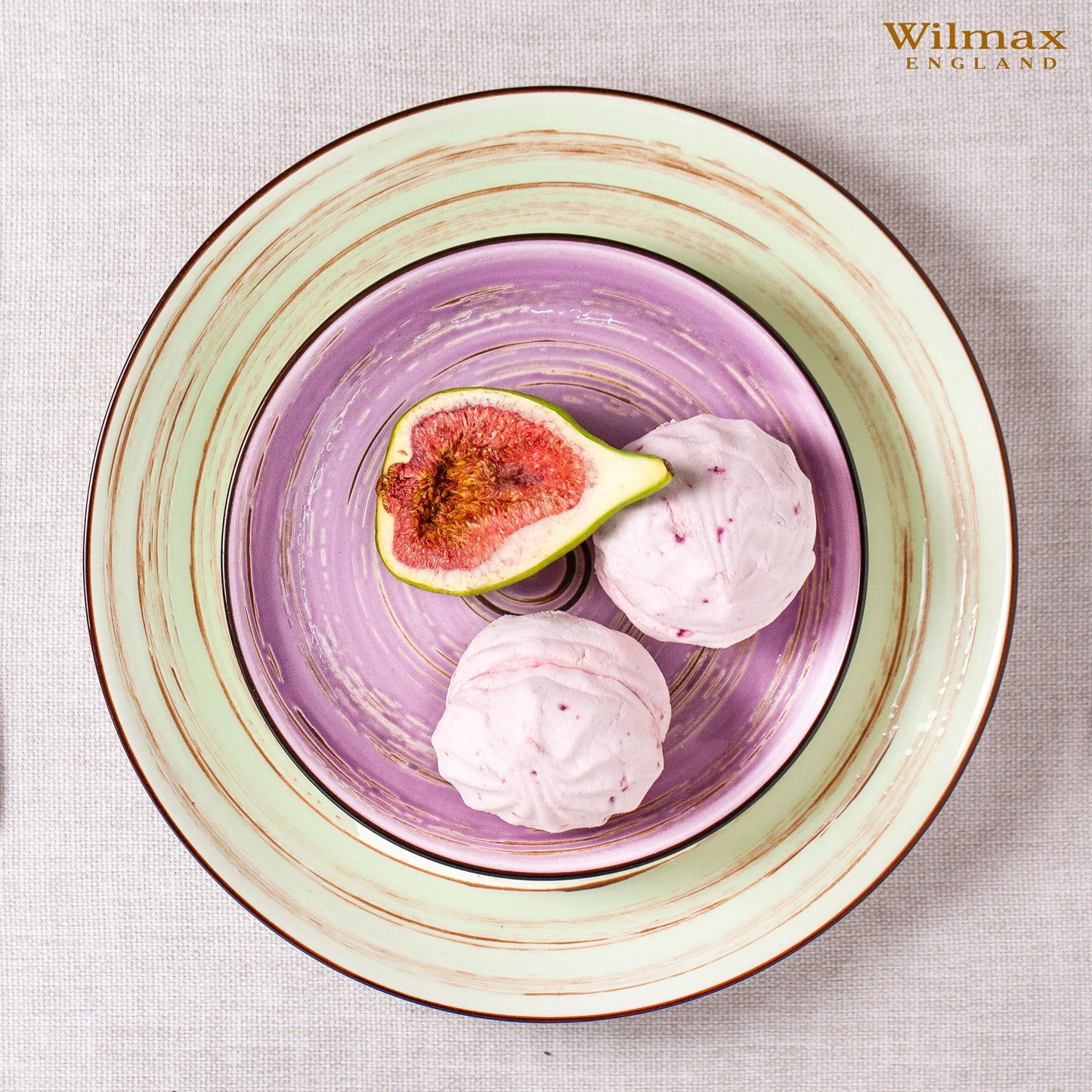 Wilmax Dinner Plate SPIRAL PISTACHIO 28 cm WL-669116/A