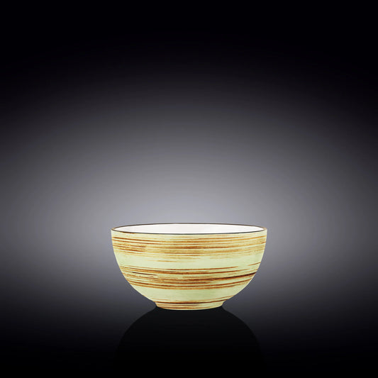 Wilmax Porzellan Schüssel, Spiral Kollektion, Pistazie, 600 ml – WL-669130/A