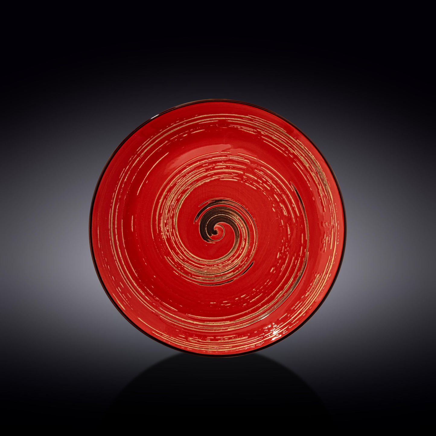 Wilmax England Bord 25,5 cm Rood Porselein WL-669214/A
