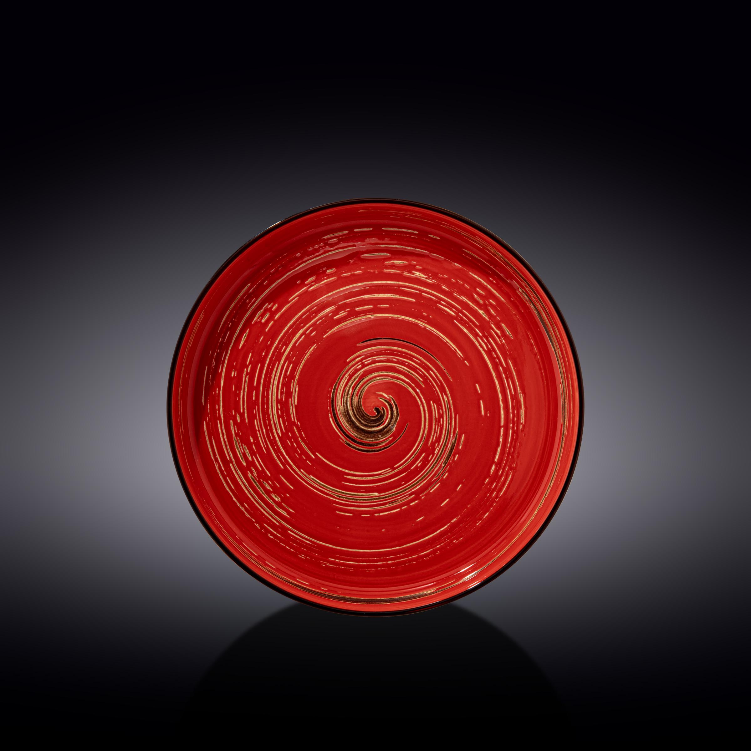 Wilmax Speisecounter, 23 cm, Rot, Porzellan, WL-669219/A