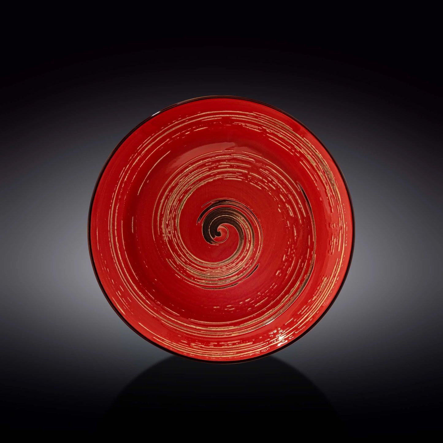 Wilmax England Diep bord 25,5 cm Rood Porselein WL-669227/A