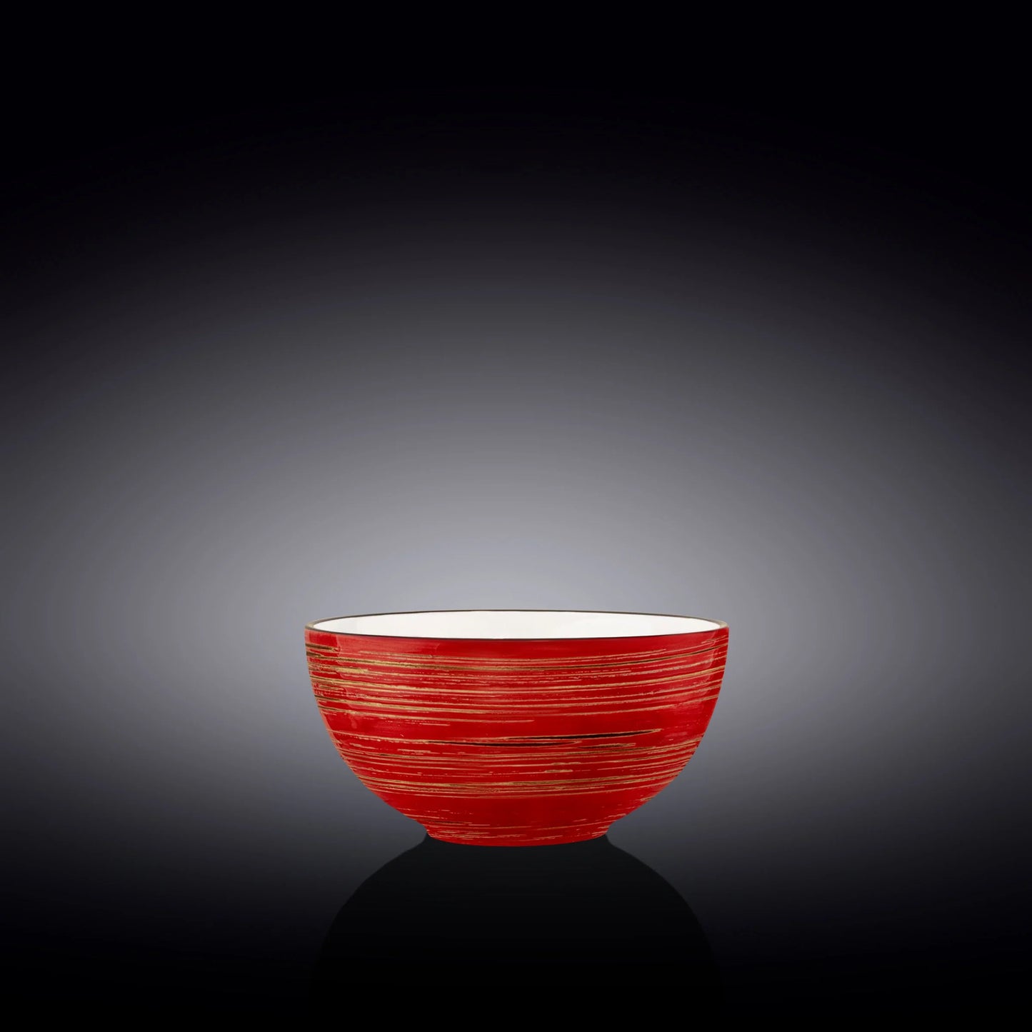 Wilmax Schaal 600 ml Rood Porselein 3-delige Set WL-669230/A3