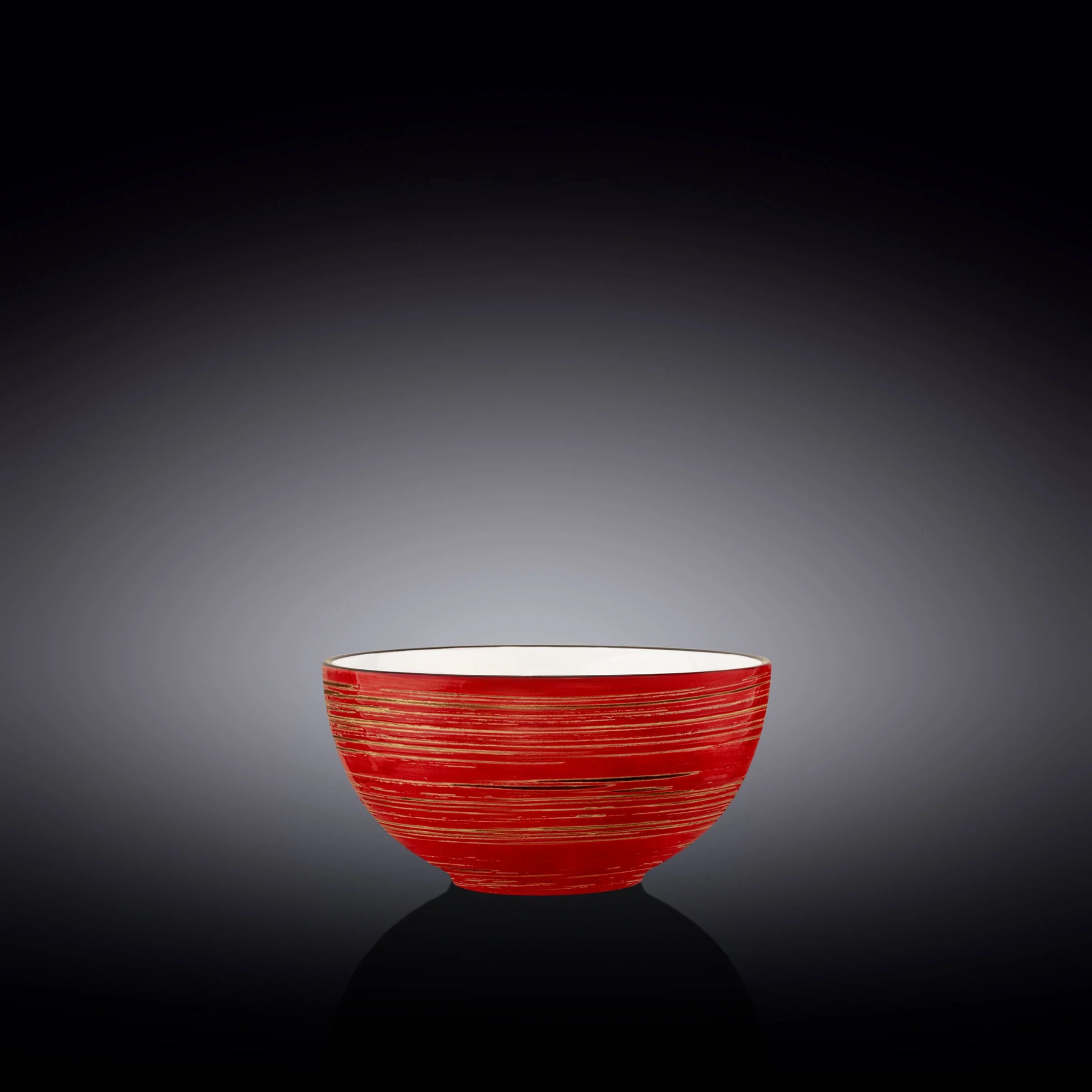 Wilmax Porzellanschüssel, rot, 14 cm Durchmesser, 600 ml WL-669230/A