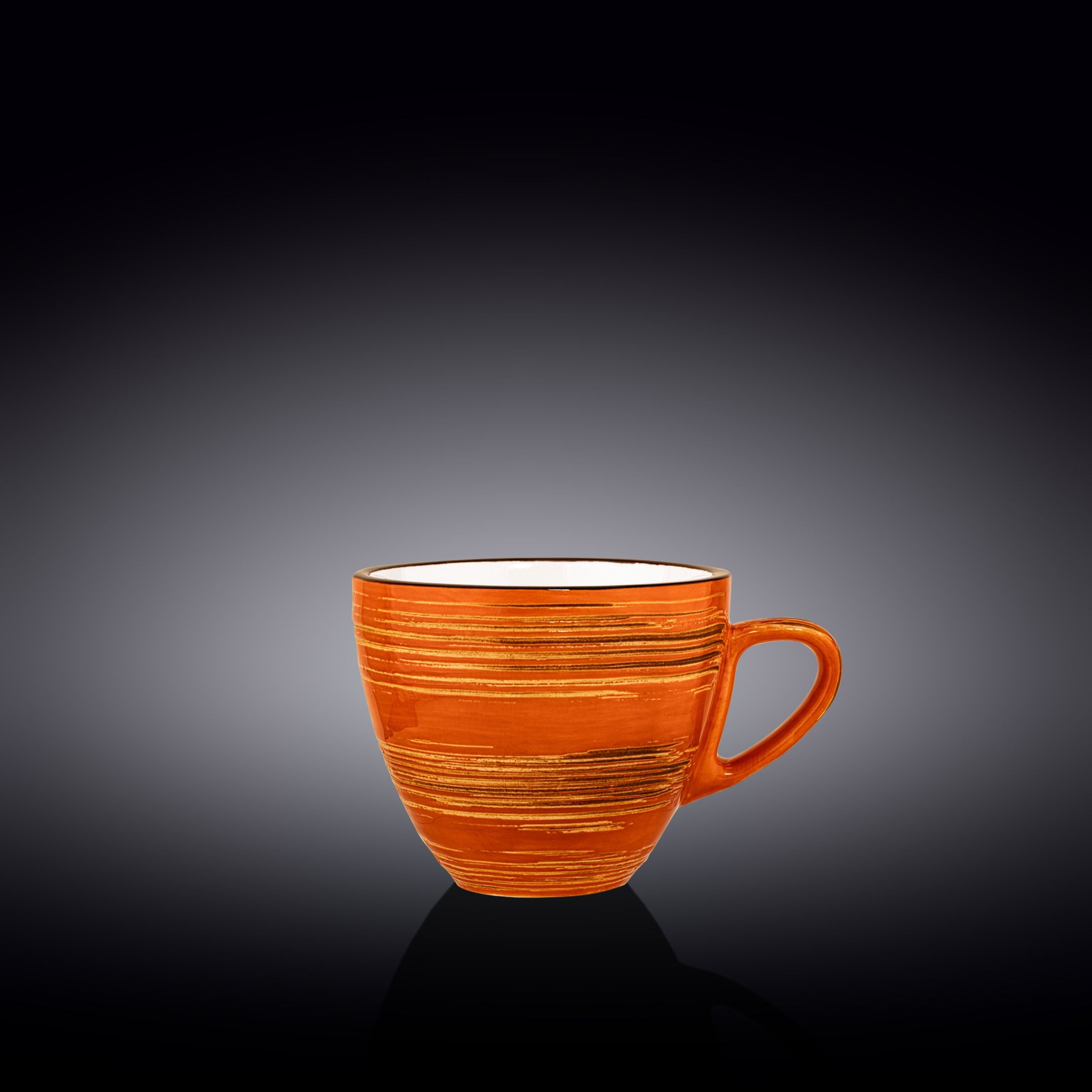 Wilmax Kaffeetasse, 300 ml, Orange, Porzellan, WL-669336/A